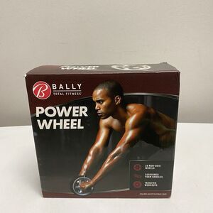 Bally Total Fitness Power Wheel Ballys Workout ABS Back Arms AB Roller BF172507